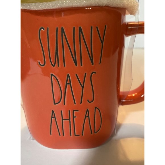 Rae Dunn Sunny Days Ahead Figural Coffee Mug Topper Summer Palm Tree - Picture 7 of 10